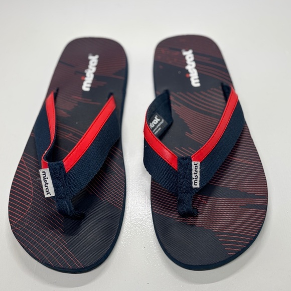 Men’s Mistral Red and Black Flip Flops EU 42/43 US 9/10 - Picture 2 of 8